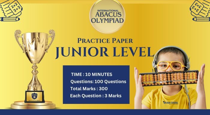 IAO Junior Level Practice Paper